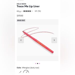 Hola Neon Trace Me Lip Liner in “Afterglow”